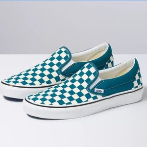 Checkerboard Classic Slip-On Vans
